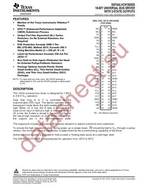 74ALVCH162835VRE4 datasheet  